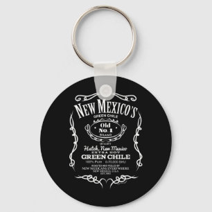 Llavero Novedad de chile verde Hatch No. 1 antiguo de Nuev