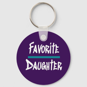 Llavero Novedad de diversión de la hija favorita Cute