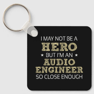 Llavero Novedad de ingeniero de audio