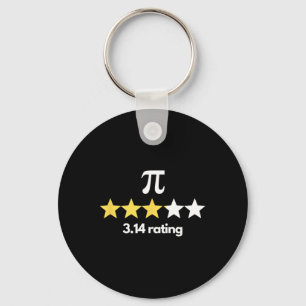 Llavero Novedad De Pi Humor Pi Day De 3.14 Estrellas De Ra