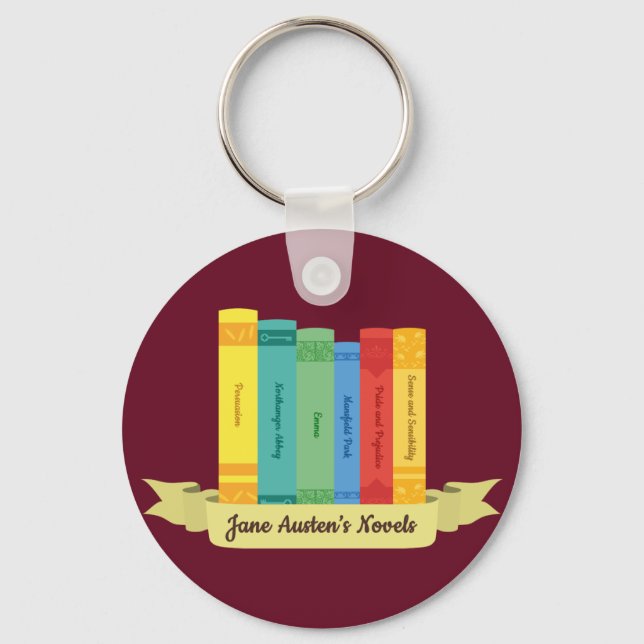 Llavero Novelas de Jane Austen III (Anverso)