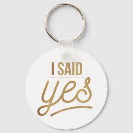 Llavero Novia a ser regalo - Dije Sí Relieve metalizado do