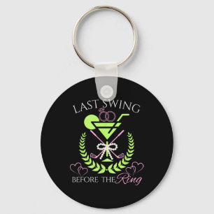 Llavero Novia de Golf Último Swing Antes de la Despedida d