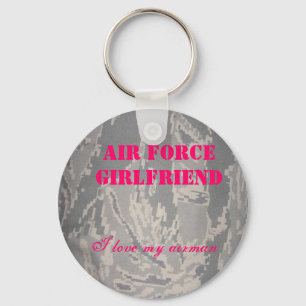 Llavero Novia de la fuerza aérea, amo mi…