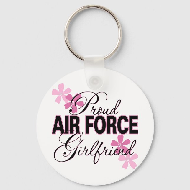 Llavero Novia de la Fuerza Aérea Orgullosa (Anverso)