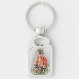 Llavero Novia de rojo en una boda china en Shanghai