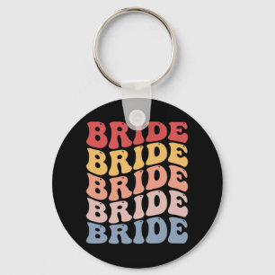 Llavero Novia Groovy Bridal Fiesta de Despedida de Soltera