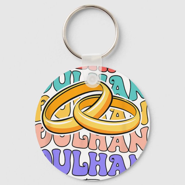 Llavero Novia India Para Ser Desi Bodas Nupcial Dulhan Wal (Anverso)