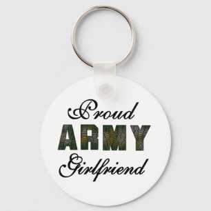 Llavero Novia orgullosa del ejército