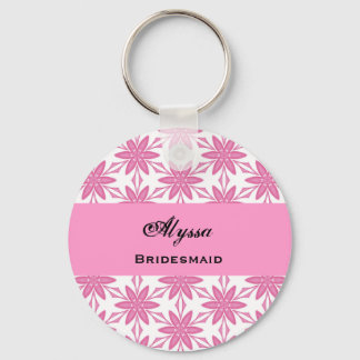 Llavero Novia Wedding Favor Estrella Rosa Flores V013