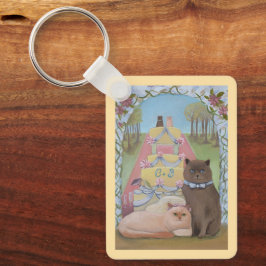 Llavero Novia y Novio Gatos Personalizados Boda