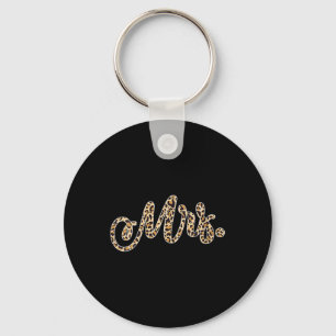Llavero Novias mujeres novias Sra. Leopard Print Boda Matc