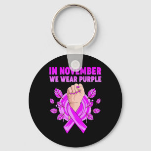 Llavero Noviembre Nosotros Llevamos Morado Conciencia del 