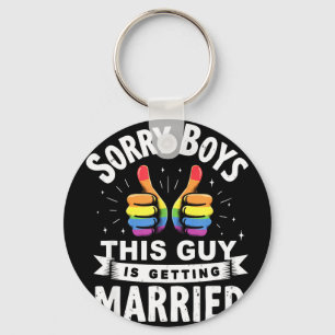 Llavero Novio novia orgullo gay lo siento chicos este tipo