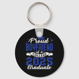 Llavero Novio Orgulloso De Camiseta Universitaria De Gradu