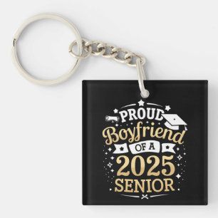 Llavero Novio Orgulloso De Una Graduada De Graduación 2025