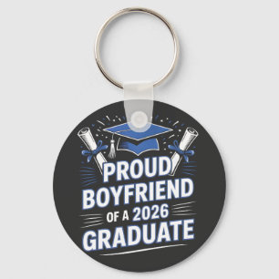 Llavero Novio Orgulloso de una Pareja de Graduación 2026