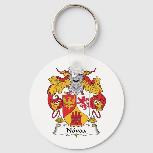 Llavero Novoa Family Crest (Anverso)