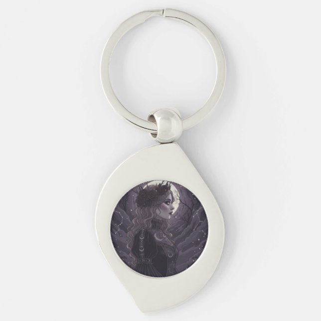 Llavero NOX FLORESCENS - Dark Gothic Queen of Roses and St (Anverso)