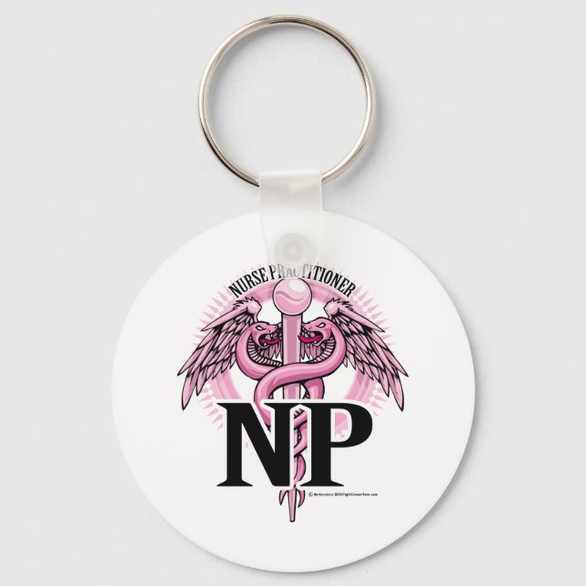 Llavero NP PINK Caduceus (Anverso)