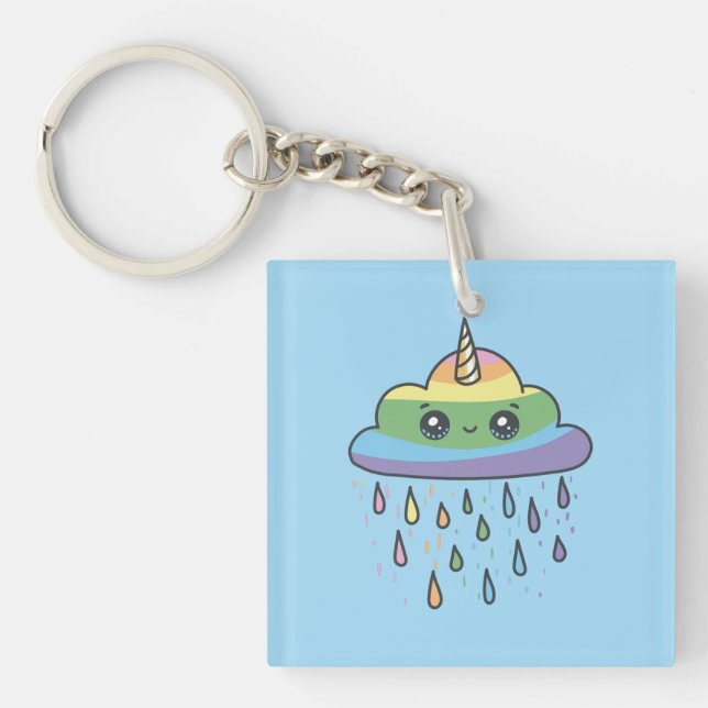 Llavero Nube de unicornio (Frente)