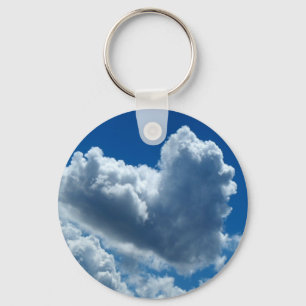 Llavero Nube en forma de corazón