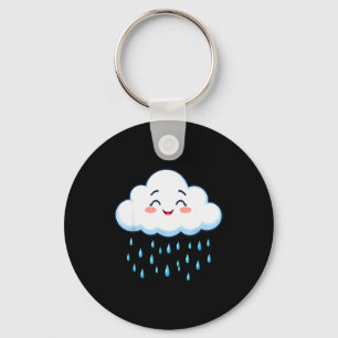 Llavero Nubes Blancas Gota de Lluvia Disfraz Navidad Hallo