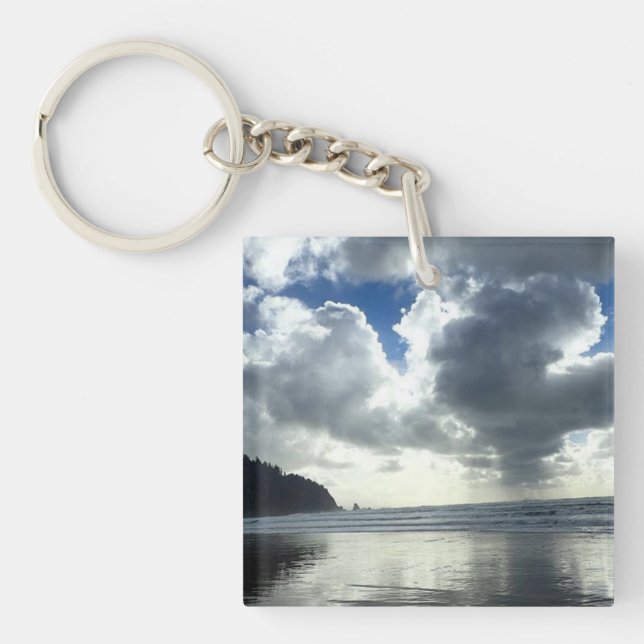 Llavero Nubes de tormenta, Oswald West State Beach, OR (Frente)