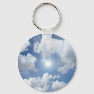 Llavero Nubes del cielo azul + tus ideas