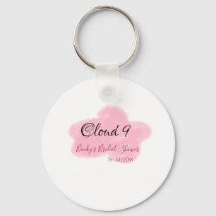 Llavero Nubes nueve rosa pastel despedida de soltera nombr