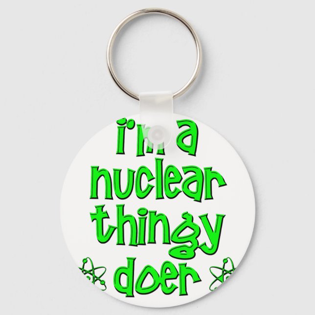 Llavero nuclear divertido (Anverso)