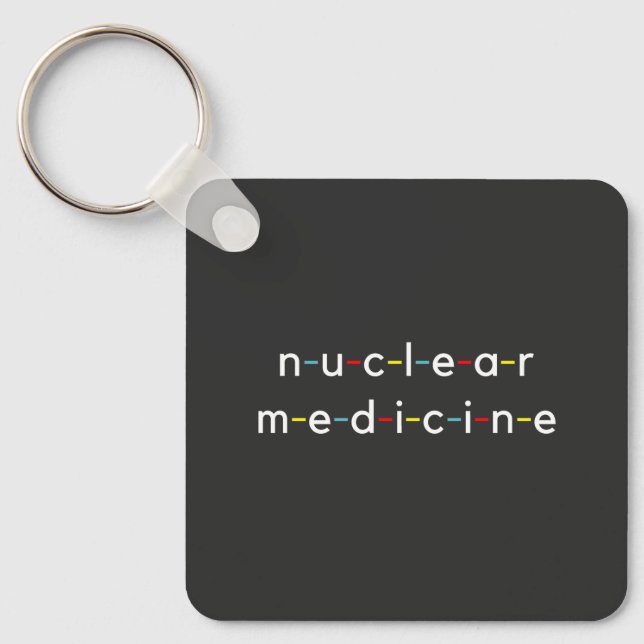 Llavero Nucleología de la medicina nuclear Radiología dive (Anverso)
