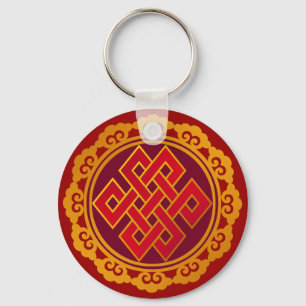 Llavero Nudo eterno del Buddhism tibetano de las karmas
