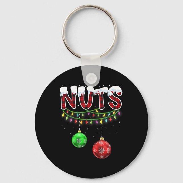 Llavero Nueces de pecho coincidentes con castañas Navidade (Anverso)