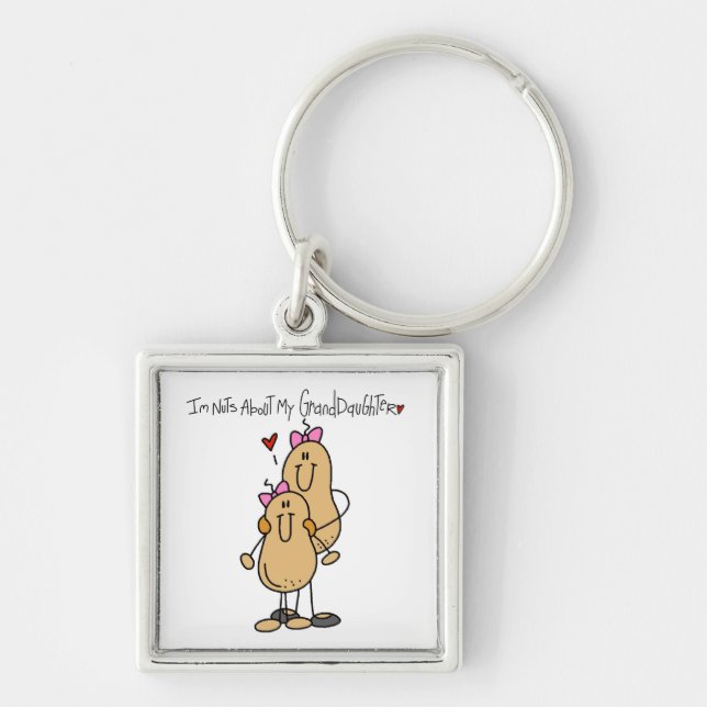 Llavero Nueces sobre mis camisetas y regalos de la nieta (Frente)