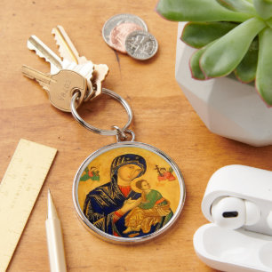 Llavero Nuestra madre de la ayuda perpetua
