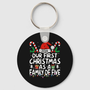 Llavero Nuestra Primera Navidad Como Familia De Cinco 2024