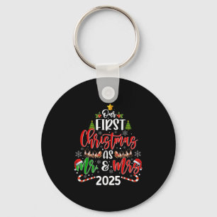 Llavero Nuestra Primera Navidad Como Sr. &amp; Golpe De Es