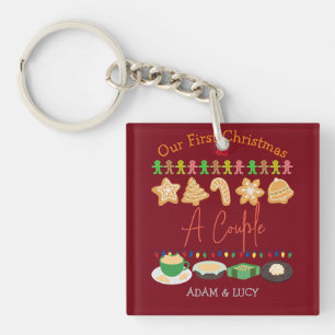 Llavero Nuestra primera Navidad, Sr. y Sra. /Pareja recién