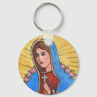 Llavero Nuestra Señora de Guadalupe - cadena de llaves