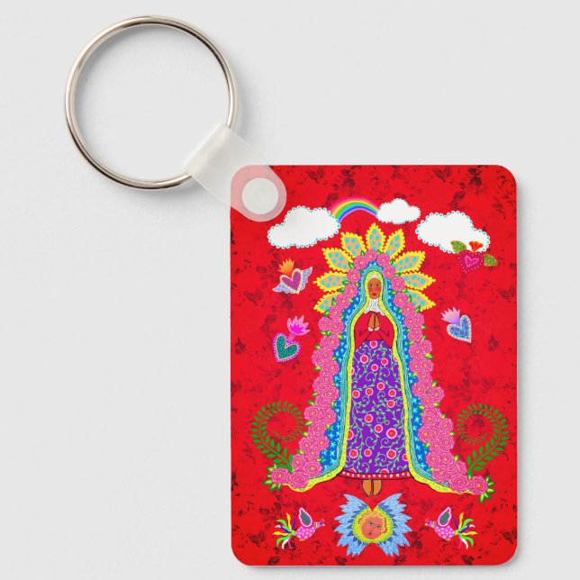 Llavero Nuestra Señora de Guadalupe Keychain (Anverso)