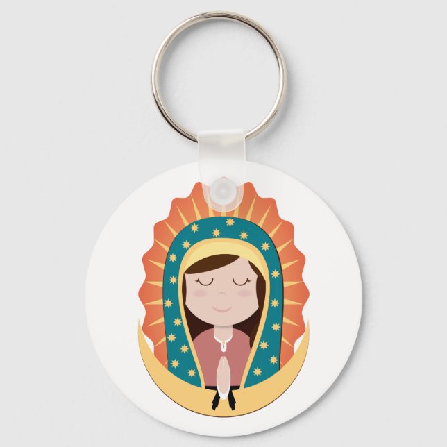 Llavero Nuestra Señora de Guadalupe Keychain (Anverso)