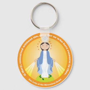 Llavero Nuestra señora de la medalla milagrosa