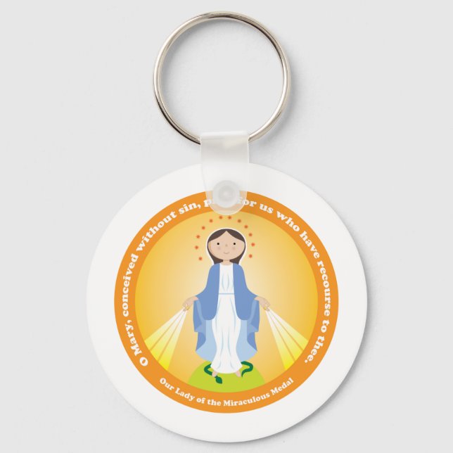 Llavero Nuestra Señora de la milagrosa Medalla (Anverso)