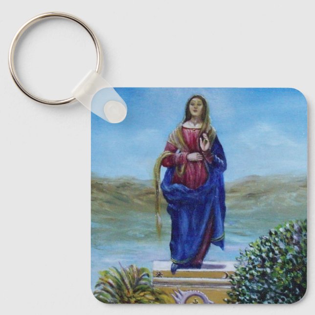 Llavero NUESTRA SEÑORA DE LIGERA Madonna de inmaculada con (Anverso)