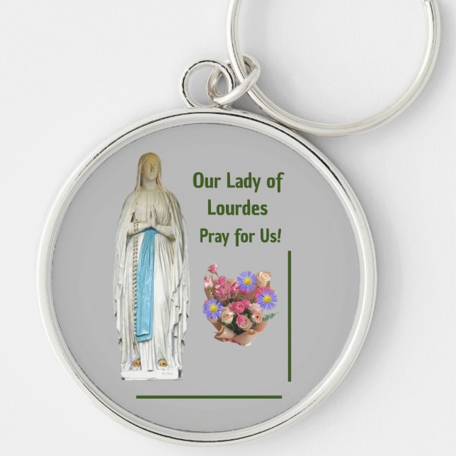 Llavero Nuestra Señora de Lourdes (Frente)