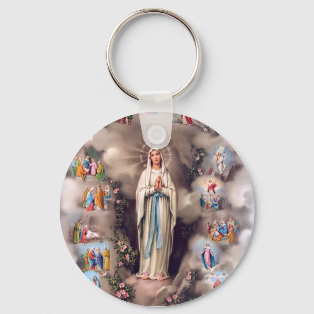 Llavero Nuestra Señora de Lourdes (Anverso)