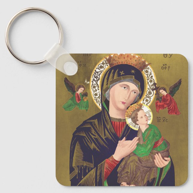 Llavero Nuestra Señora del Perpetuo Socorro (Anverso)