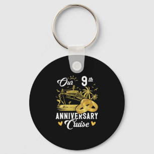 Llavero Nuestro 9º Aniversario Golden Cruise Vacaciones Pa
