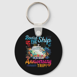 Llavero Nuestro Crucero de Aniversario Esposo Esposa Parej